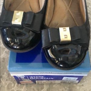 White Mountain Black flats size 8.5